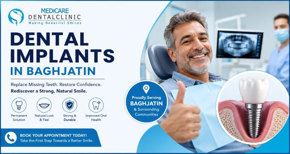 You are currently viewing Dental Implants in Baghajatin: Restore Your Smile with Confidence