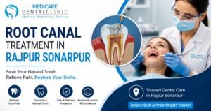 Read more about the article Root Canal Treatment in Rajpur Sonarpur: Save Your Natural Tooth with Expert Dental Care