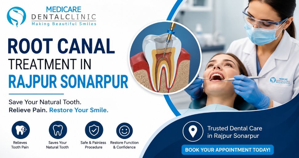 You are currently viewing Root Canal Treatment in Rajpur Sonarpur: Save Your Natural Tooth with Expert Dental Care